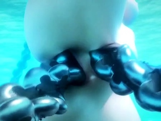 Overwatch Juno underwater tentacle hentai