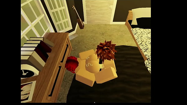 Peliroja es follada para pagar renta en roblox