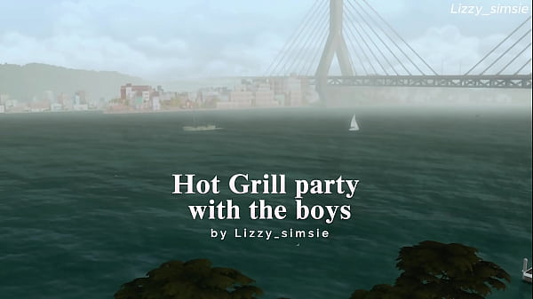 Petite blonde gangbanged by 4 men – sims 4