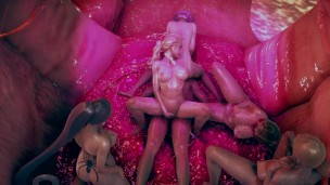 Female knight lose to monster ork – episode.21