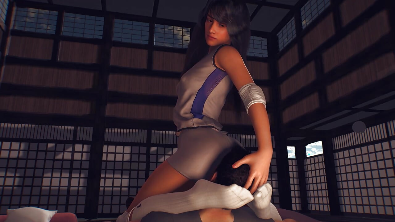 Femdom Face Sitting During Yoga Class