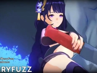 Raiden Shogun x Bathysmal vishap [Genshin Impact]