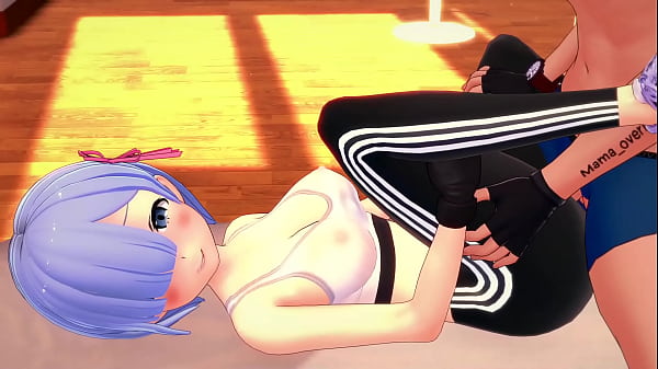 Rem quería descansar luego de hacer ejercicio, pero acaba follando (hentai) (re zero)