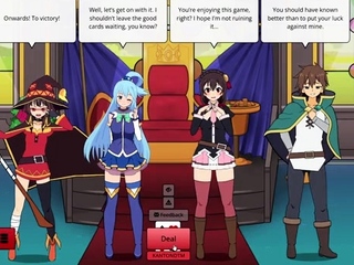 Strip Poker Night at the inventory Konosuba gangs is here
