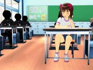 Hentai redhead gives blowjob and having sex