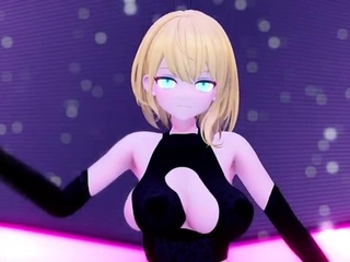 HMV Spider-Gwen SEXDance (Lingerie to Naked & Big