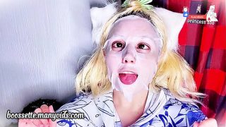 Pineapple mask on the kitten  Schumibaby #skincare #porn #clean #ahegao #sexy #cute #liquid