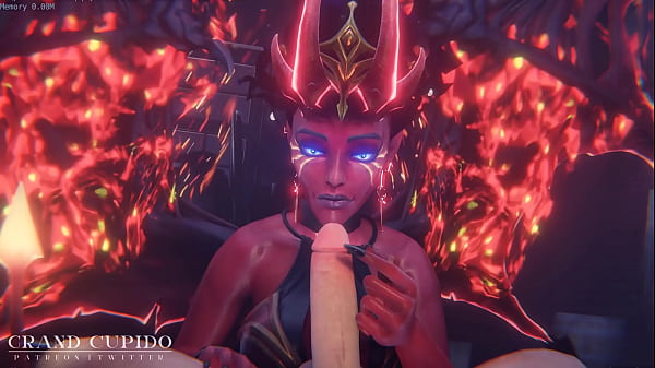 Succubus Queen of Pain Blowjob Dota Work in Progress