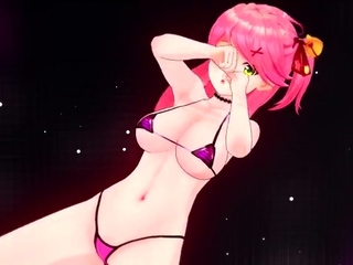 MMD sakura miko [Haniwa’s Miniature Garden]