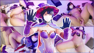 Mona from Genshin Impact Agree For Adult Vdieo Cuz She Really Need Some Mora!