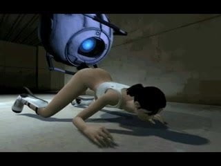 Wheatley Fucks The Out Of Chell From Portal 2