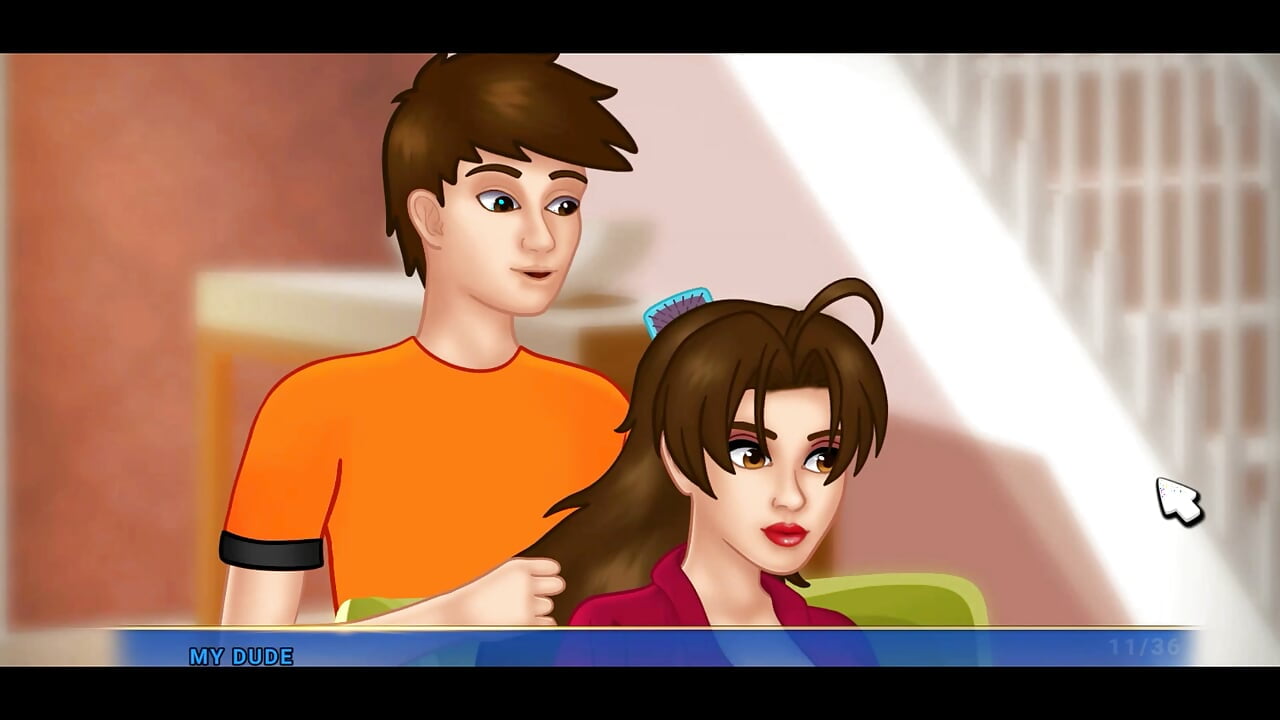 World Of Sisters (Sexy Goddess Game Studio) #108 – Hair Brushing By MissKitty2K