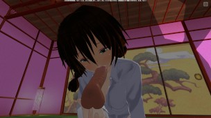 3D HENTAI Cummed on redhead girlfriend all over face