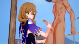 Genshin Impact – Sex with Lisa – Hentai