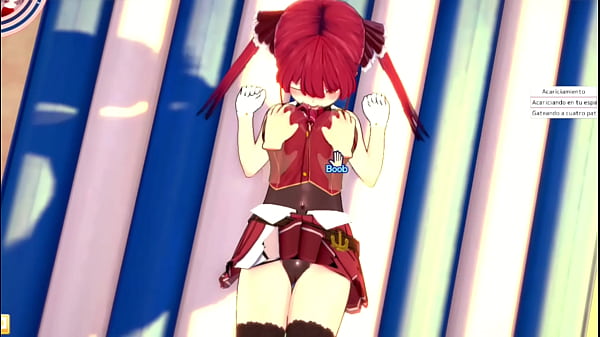 Houshou marine cogiendo en la playa del sexo