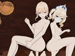 Jean and Barbara Threesome Sex