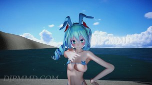 Miku – T-Ara – Bunny Style – Beach Stage 1287