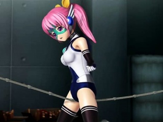 3D Superheroine Captured by Men!