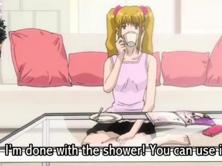 Anime teen gets fucked in bathtub