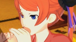 Gintama – Kagura 3D Hentai