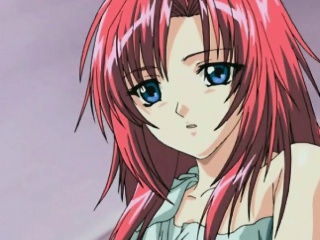 Redhead hentai self maturbating and receiving cum