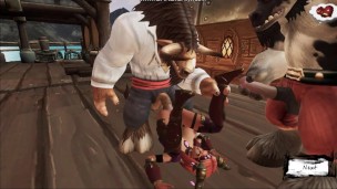 Two monster bulls were fucked by a poor girl on a ship | world warcraft