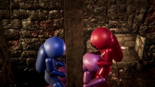 Among Us Threesome – Pink Stuck in Wall (futa, japanese)