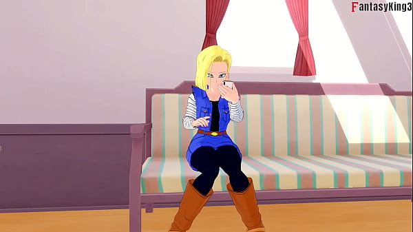 Android 18 sucks Roshi ́s dick for money | Dragon Ball Zex 5 | Full 1hr movie on Sheer & PTRN: Fantasyking3