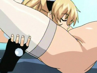 Anime mistress fucks teen pussy with strapon