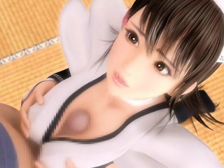 Big breasted 3D anime maid squirt milk