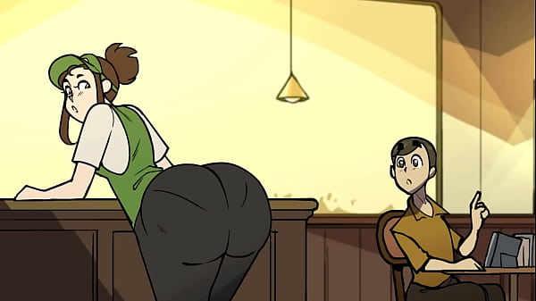 Chubby Barista with Giant Lactating Boobs – 3D Cartoon Parody HQ