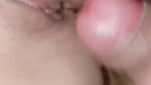 産毛が生えた甘酸っぱいおまんこに勢い良く射精❤️【日本人素人HENTAIカップル個人撮影10】