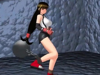 Gagged busty hentai cutie gets fucked