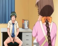 Hentai – Mom Catches her StepSon Jerking Off [Uncensored] [Subtitled]