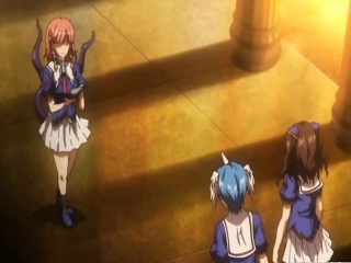 Japanese shemale anime coeds threesome fucking