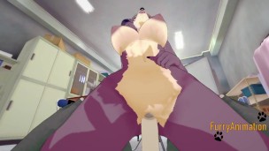 Beastars Hentai – POV Juno Yiff at theater club 3/3