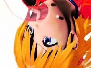 Costumed 3D anime bitch gets fucked