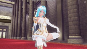 3D HENTAI POV elfie enters the service of the king