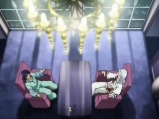 Busty anime maid gets brutally vibrator drilled in her wetpu