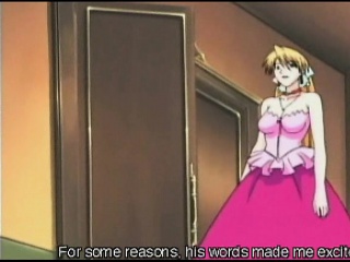 Chained hentai blonde used as sex slave