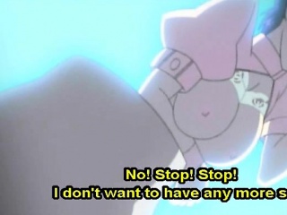 Hentai sex slave takes cock in all her wet holes