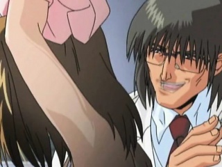 Hot hentai girl gets wet pussy teased in ropes