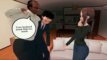 La maestra de las bromas Takagi-san siendo infiel delante de su marido