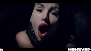 Real Life Hentai – Sasha Rose got huge facial after hardcore anal fuck w Aliens