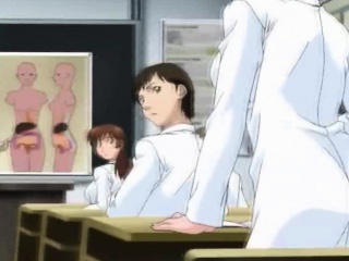 Tied up anime gets mouth fucked