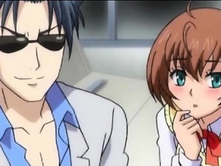 Tied up hentai chick sexually tortured in train