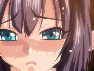 Tied up hentai girl with nipple clamps whipped and fucked